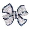 New Luxury Rhinestone Chic Bowknot Brooch Badge Jewelry Accessories Bow Brooches Pins Party Gifts Lapel Pin for Men Women