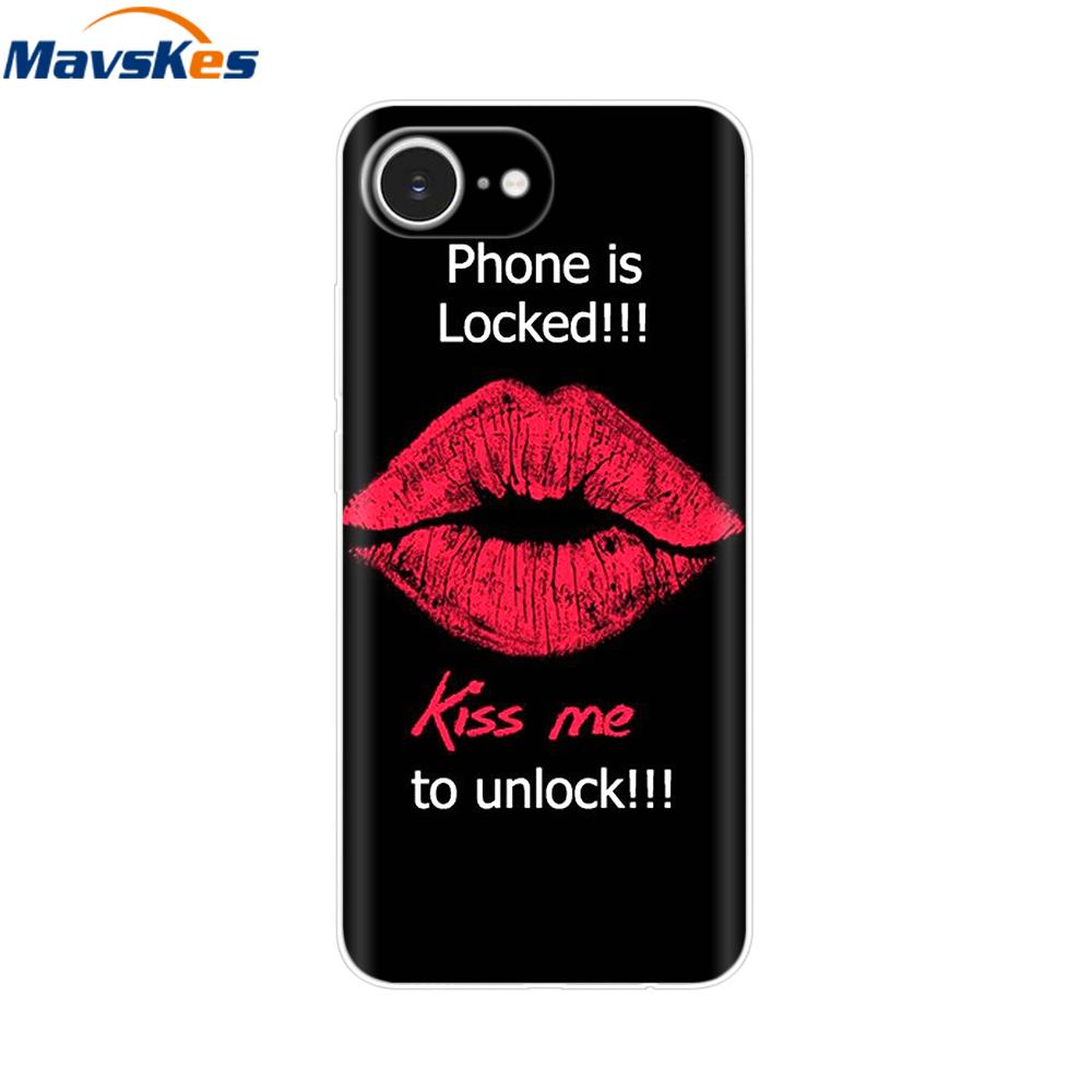 For iPhone 16e Case For Apple iPhone 16e Case Luxury Clear Painted Cover Case For iPhone 16e 16 E Coque Protective Cover Fundas