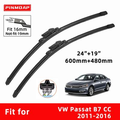 Auto-Scheibenwischer Doppelgummi für VW Passat B7 CC 2011-2016 Frontbürstenschneider Automobilteile Zubehör Scheibenwischer Verschleißteile