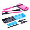 3 Pcs Cutlery Set Portable Tableware Box with Combination Spoon Fork Chopsticks for Travel Camping Picnic Random Color
