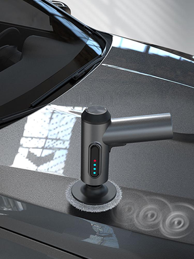 1 set mașină de lustruit auto mașină de ceară digitală wireless montată pe mașină mașină de lustruit mică scule electrice