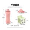 Portable Collapsible Silicone Water Bottle 600ml Hiking Camping Cycling Travel Outdoor Use