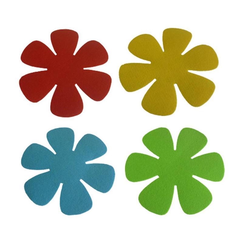 

4 шт./комплект защитные накладки для кастрюль и сковородок, разделители для предотвращения царапин на отдельных поверхностях и для приготовления пищи P9D6 Color mixing-4pcs