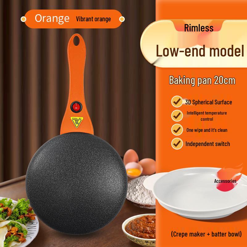 Electric Griddle: Crepe Maker & Spring Roll Skin Pancake Machine