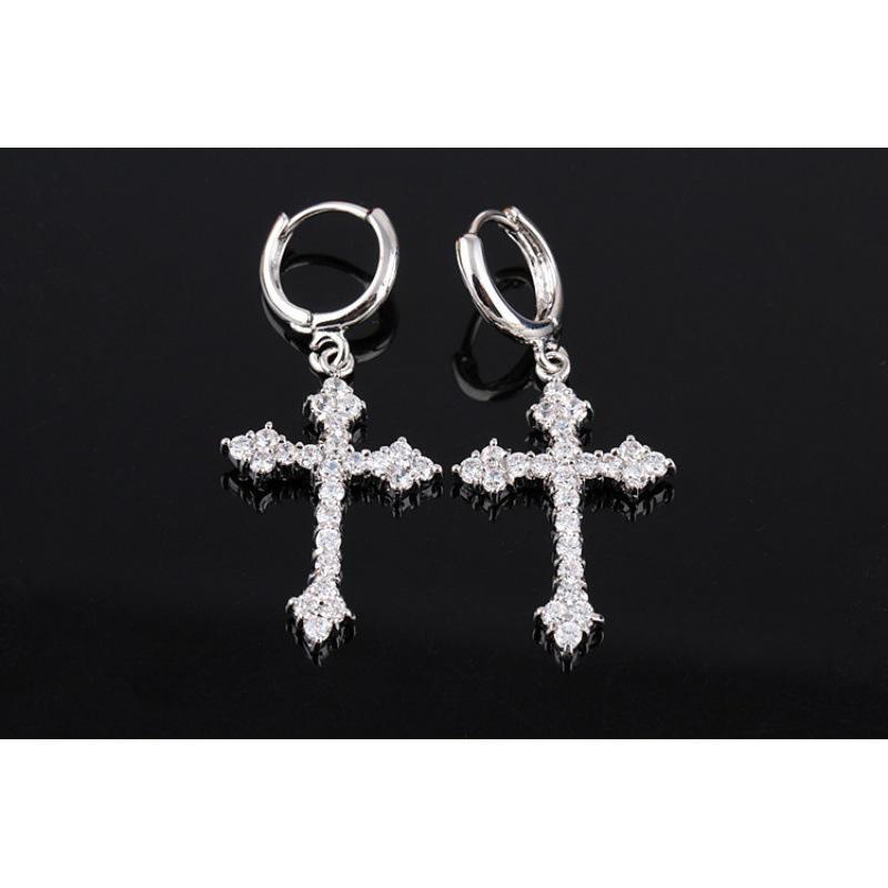 Европейские и американские трансграничные серьги-подвески с бриллиантовыми стразами