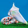 High-top Football Shoes Mens Soccer Cleats Outdoor Lightweight Training Boots Ground Athletic Football Boots for Men/Women