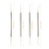 1pc Dental Stainless Steel Periodontal Probe Double Hook Explorer Scaler Instrument Oral Endodontic Cleaning Tool Equipment