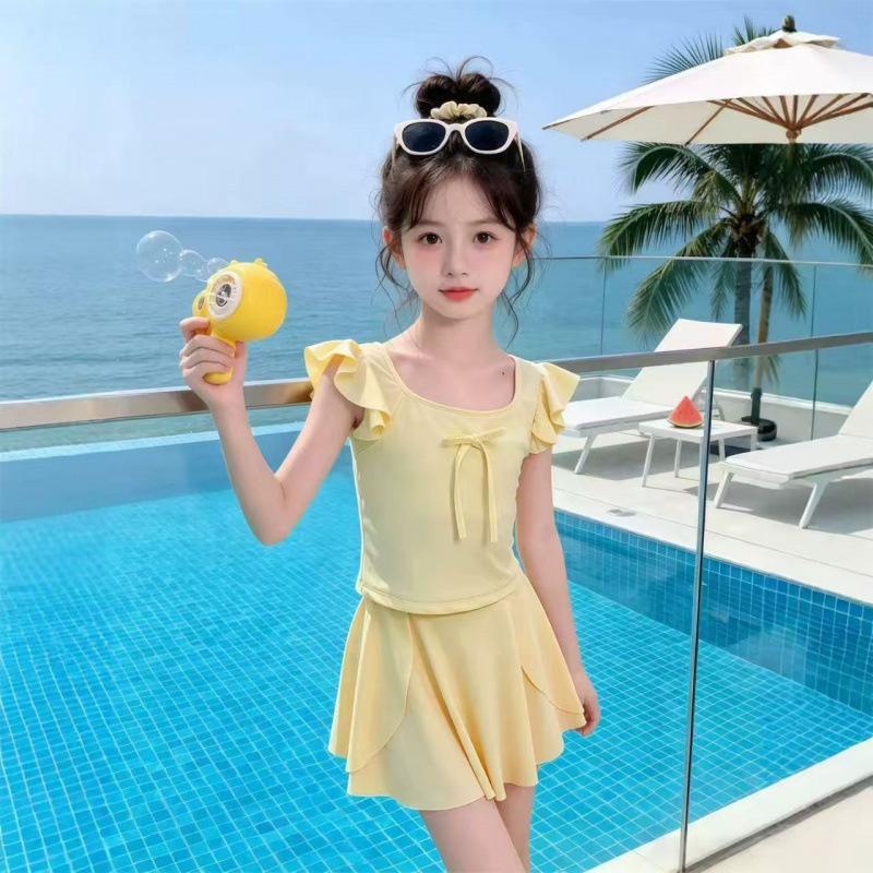 Girls Two Piece Swimsuit Set for Summer Beach and Spring Wear