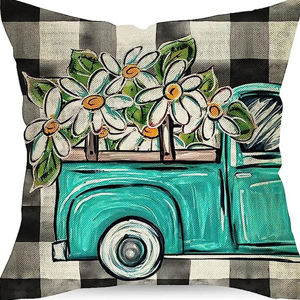 New Creative Cartoon Farmhouse Cow Animal Pillow Case Home Decoration Living Room Car Cushion