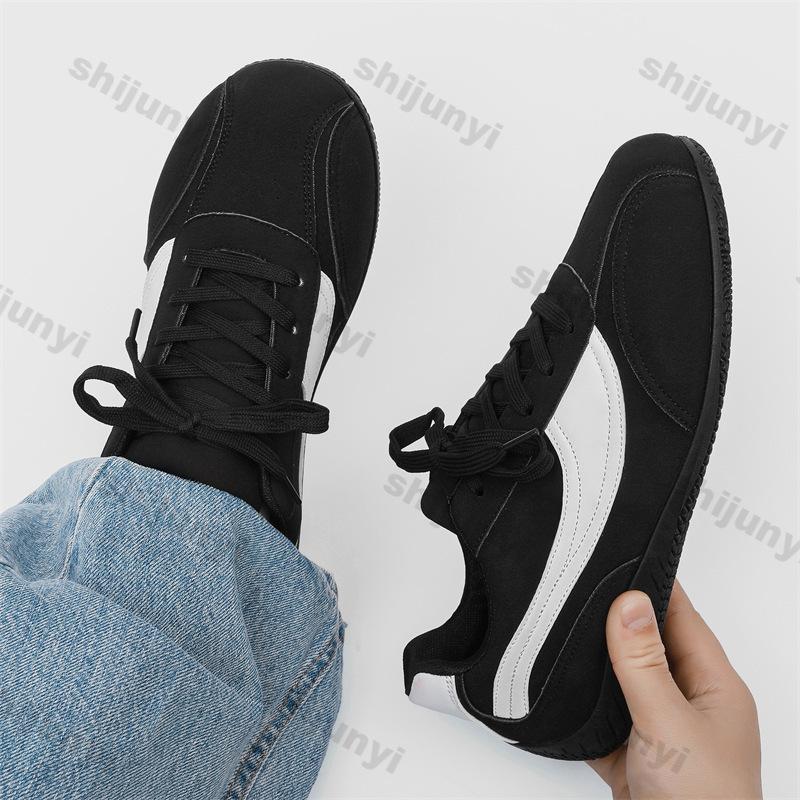 Fashion Men Low Help Shoes Spring Autumn Mesh Breathable Outdoor Non Slip Sneakers Lightweight Comfortable Fashion Lace Up Casual Shoes