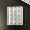 3D Silicone Flower Nail Art Carving Mold Resin Lily Floral Starfish Diy Nail Art Decoration Transparent Template For Nail Charms