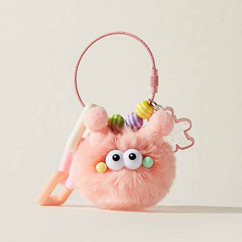 Charming Ladybug Blush Plush Keychain and Ornament