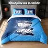 Birmingham City Design Bed Bedding Set 1 Duvet Cover + 2 Pillowcases Soft Breathable Household Bed Linens