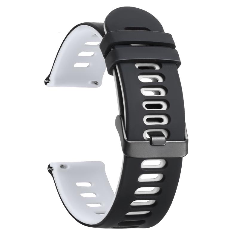 Bracelets de Montre Universels 22mm 20mm à Libération Rapide Bracelet en Silicone Souple en Caoutchouc Bracelet pour Montre Connectée Huawei Samsung Xiaomi Amazfit