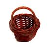 1 Pcs Miniature Fruit Box Creative Picnic Basket Rattan Woven Storage Basket Small Ornaments Kitchen Handicrafts Home Decoration