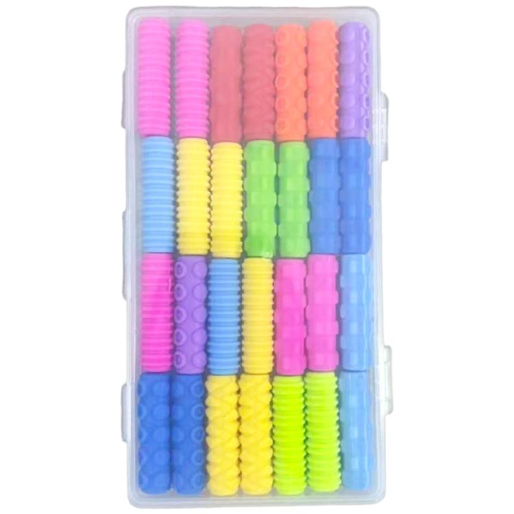 14/28 Stück Ergonomische Schreibhilfe Stiftgriffe Weiche Silikon Stiftgriff Bleistifthalter Griff Für Kinder Kleinkind Schüler Handschrift