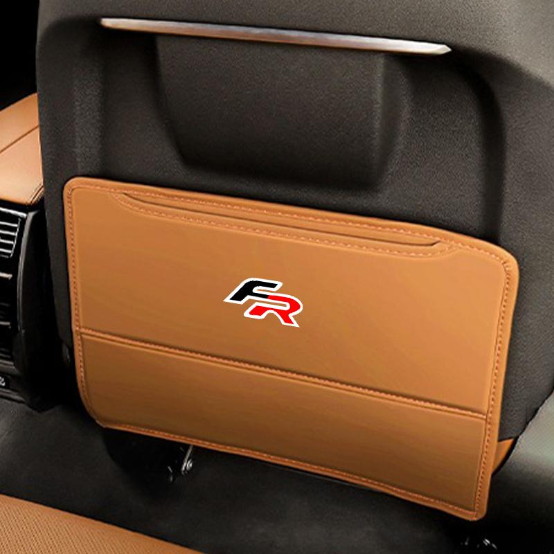 Autositz-Rückenlehnen-Aufbewahrung Hinten Verschleißschutz Rückenlehne Anti-Kick-Pad Für Seat FR Leon Ibiza Altea Exe 5f TARRACO Auto-Innenzubehör ibz023