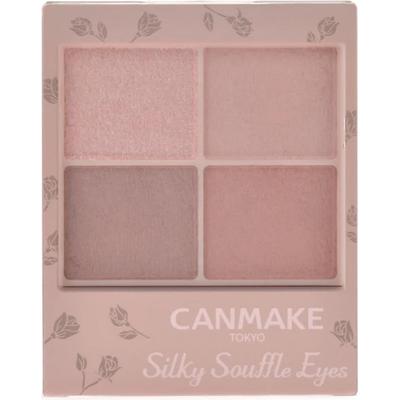 Canmake Silky Suffle Eyes (Matte Type) M06 Remagruge 3.8g Moisturizing Sheer Matte 4-Color Eyeshadow