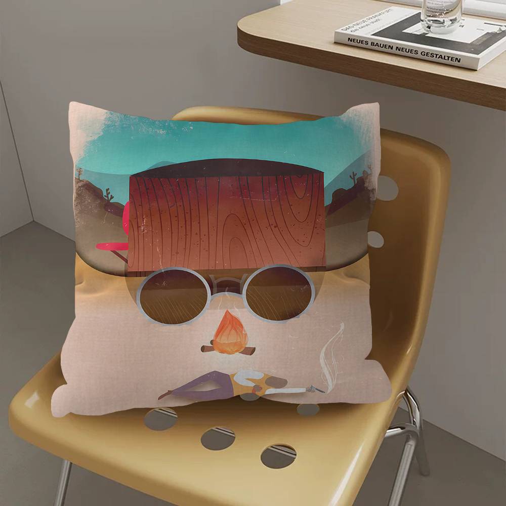 

Anime Django Unchained Office Cushion Pillowcase Car Cushion Cover45X45CM Lumbar Pillowcase Sofa Pillowcover 30cmx30cm