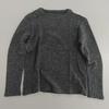 Stylish Faux Rabbit Fur Knit Sweater: Cozy Thick Round-Neck Loose-Fit Long Sleeve Top for Autumn-Winter.