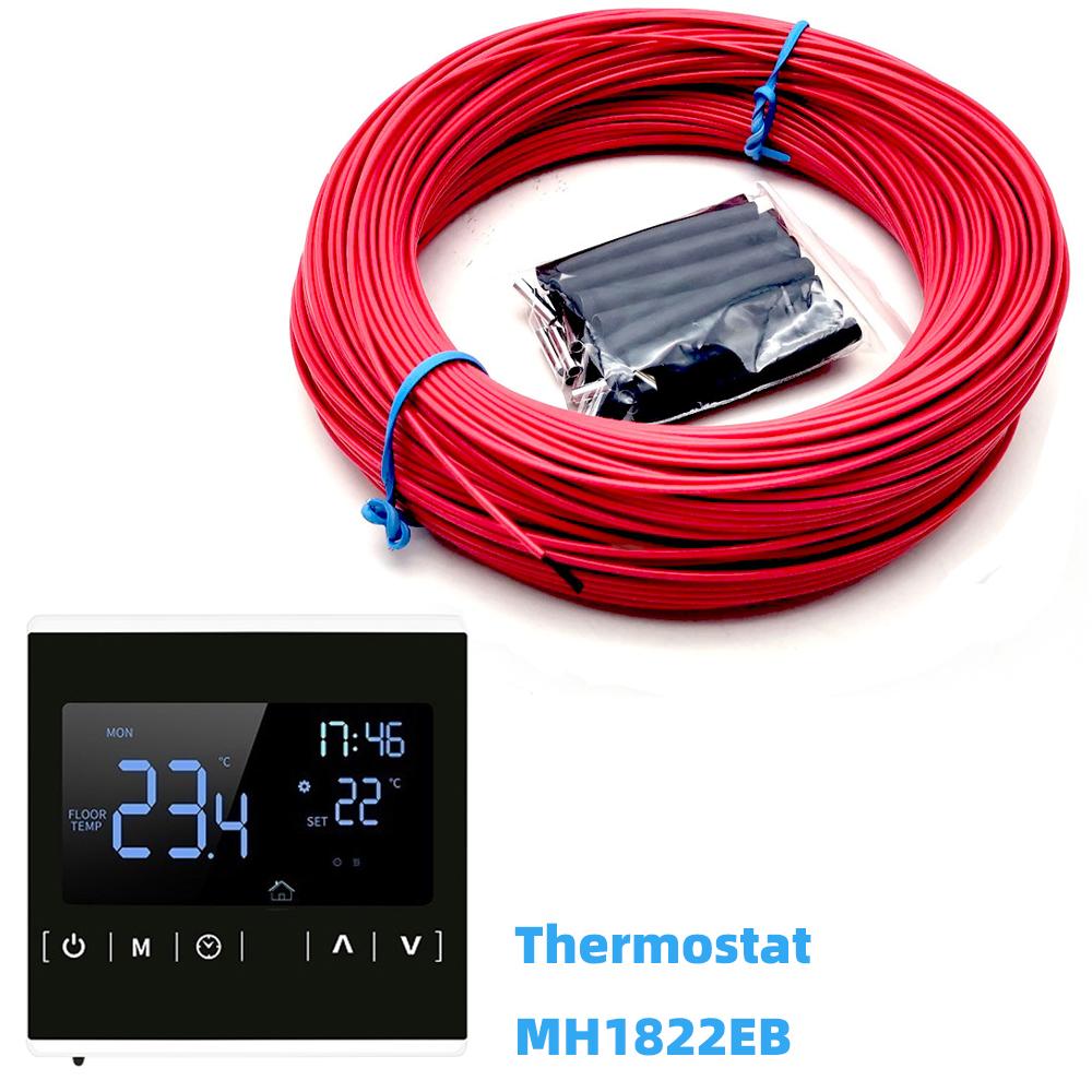 12K 33ohm/m Fluora plastmasas apsildes kabeļa