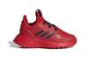 adidas Run ''Spider Man'' El I Synthetic Leather Abrasion Resistant Low Top Toddler Shoes Red Infant And Toddler G27556