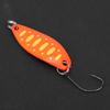 Trout Lures Trout Blinkers for Fishing Trout Lures for Trout3.5g 3.4cm(Orange Yellow Dot)
