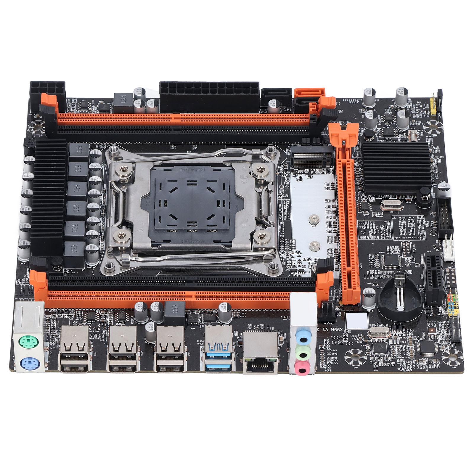 

Материнська плата X99H 4 DDR4 LGA2011 3-контактний роз єм підтримка CPU V3 V4 USB3.0 Порт SATA Материнська плата ПК для настільного комп ютера