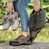 TUINANLE Zapatillas de Senderismo para Mujer Zapatillas de Exterior Resistentes al Desgaste Hombres Zapatillas de Trekking Caminar Caza