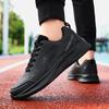 Men's Shoes Spring and Summer New Leather Waterproof Sports Shoes Men's Breathable Outdoor Running Shoes Non-slip and Wear-resistant Casual Shoes Men