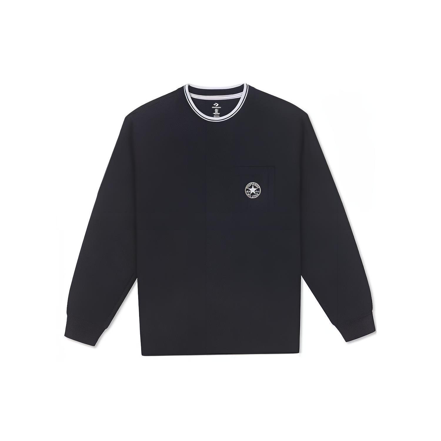 

New Converse T Shirts Men s Black 10025986-A01 XL