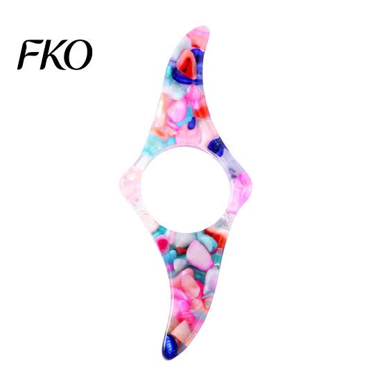 Page Stabilizer Clip Thumb Book Holder for Reading, Glitter Stone Piece Ring Holder, Opener Bookmark Students Lovers Transparent