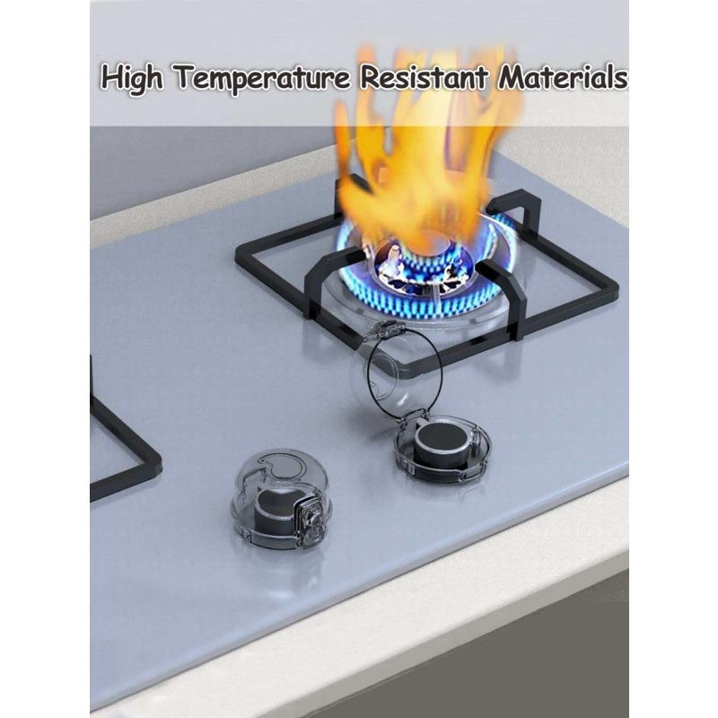 Sichtbare Hitzebeständige Kindersichere Herdknopf-Abdeckungen