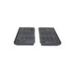 2PCS Fishing Tackle Box with 20 Removable Dividers PP Rainproof Fishing Lure Box Storage Organizer f