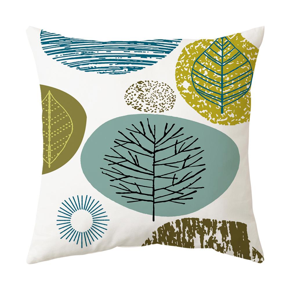 New Homeware Printed Pillow Cases Nordic Printed Linen Cushion Covers Sofa Cushion Covers