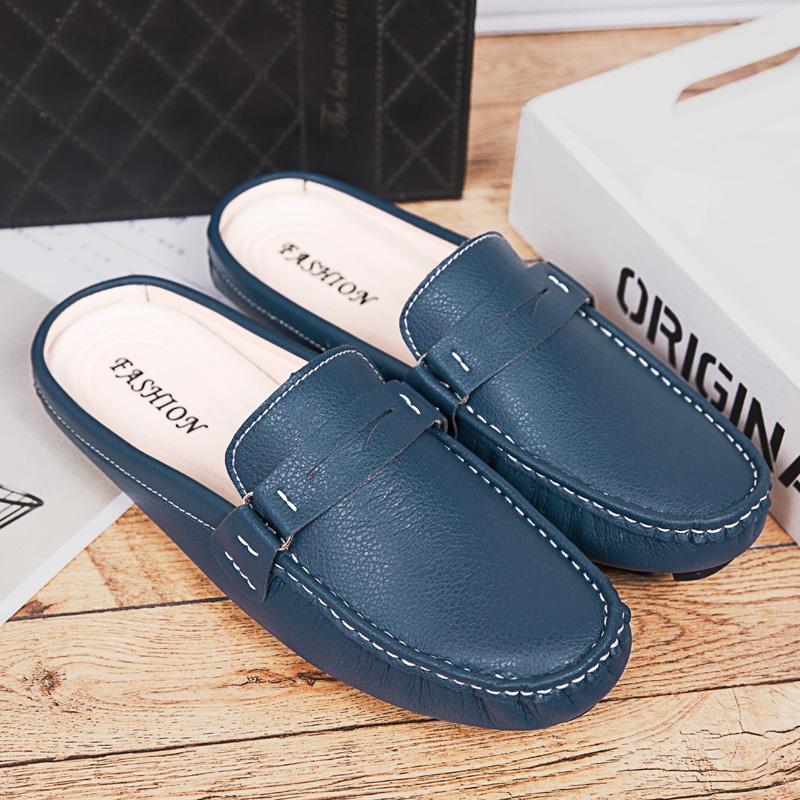 2024 Бренд Мужская обувь Лето Повседневная Обувь на плоской подошве Мужская Черная Обувь — фото 9