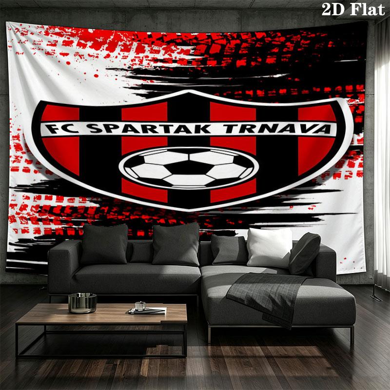 FC Spartak Trnava Wall Tapestry Aesthetic Wall Hanging Printed Fabric Blanket Decorative Tapestries for Bedroom Living Room Home Decor