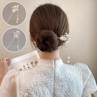 Women's Butterfly Cubic Pearl Hairpin Fashion Hairpin