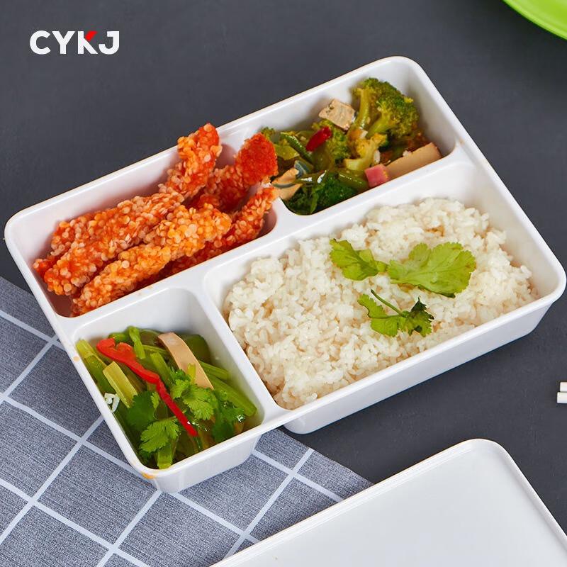 JINMEILI Melamine 5-Compartment Serving Plates