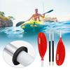 4-Piece Two Way Paddle Adjustable Double-Head Surfpaddle Aluminium Alloy Stand Up Paddleboard Paddles for Canoe Kayaking