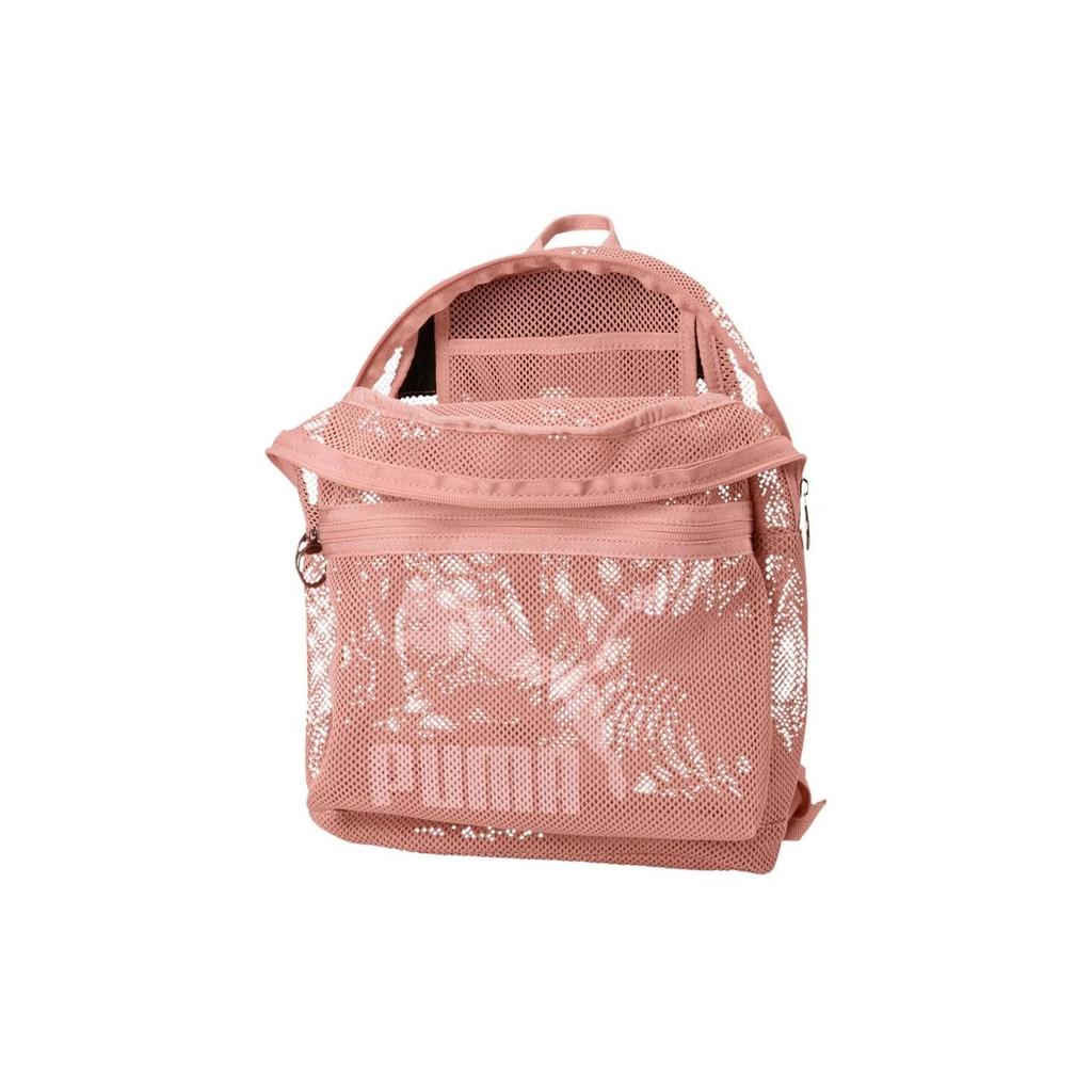 Puma Originals Mesh Fabric Backpack Unisex Backpacks Pink 075425-02