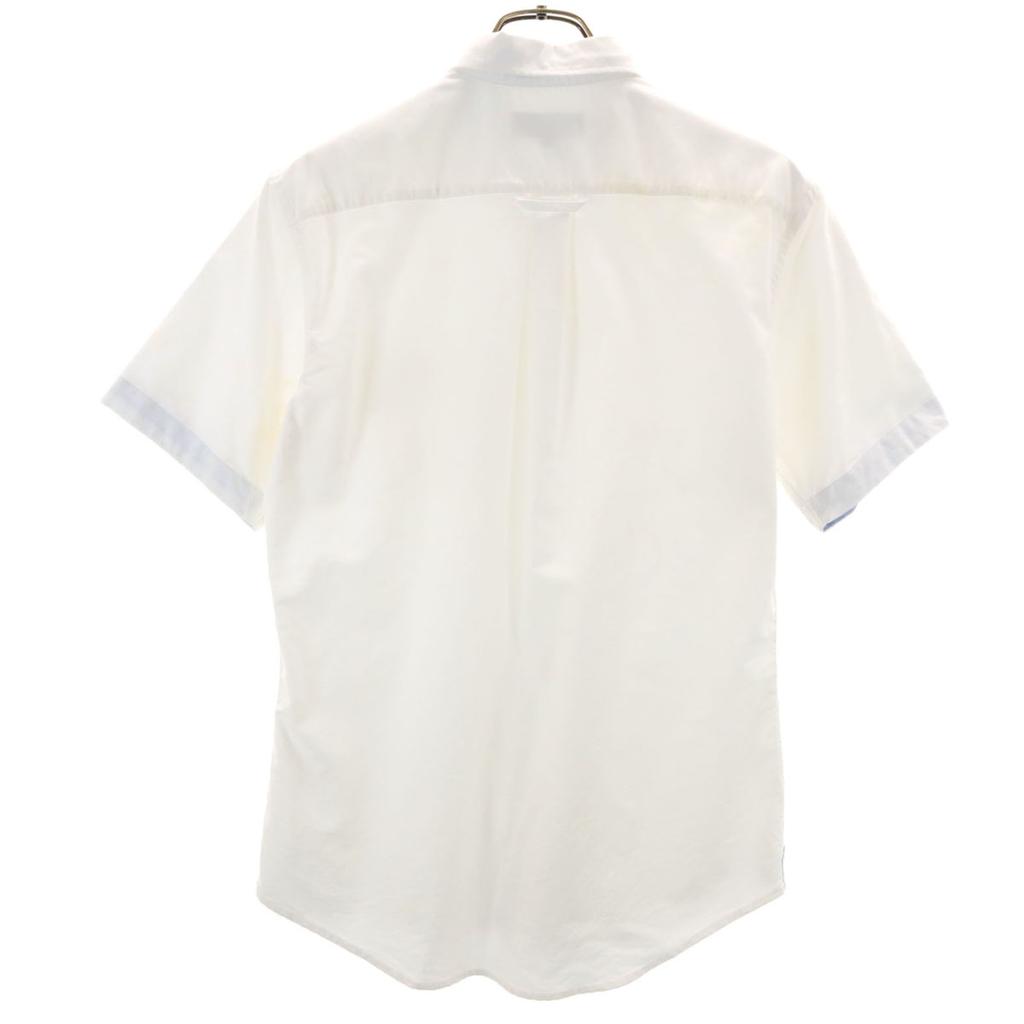 BEAMS Short Sleeve Button Down Shirt M White Men's Used