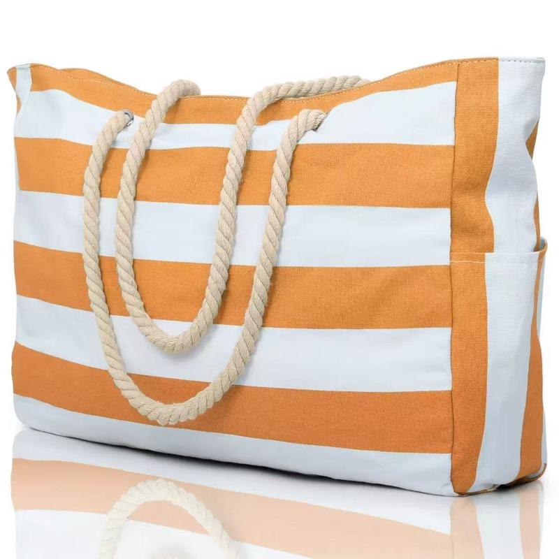 beach bag large capacity sandof waterproof shoulder bag swimming pool outdoor travel bag multi-pocket