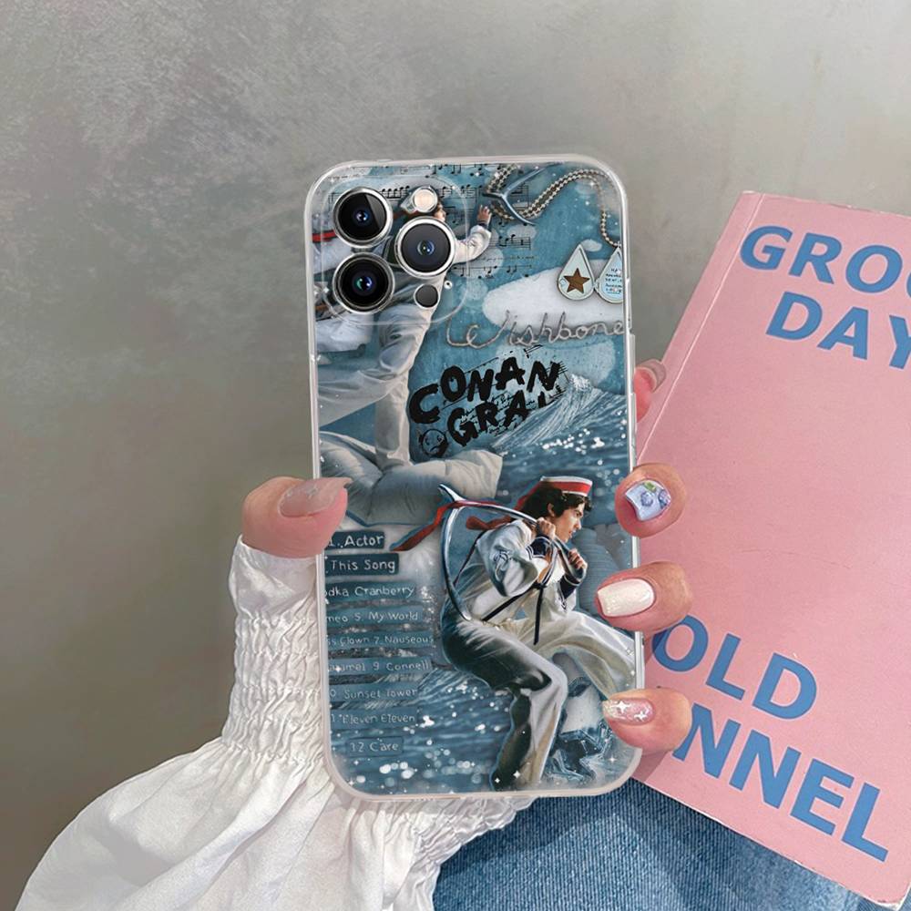 Singer Conan Gray For IPhone 11 12 13 14 15 16 17 Pro Max Plus Air Transparent Clear Shockproof Case