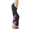 Swimsuit Racing Spats Half Black X Pink XO [Arena] One-Piece (Open Back, Leg) Women's (BKPK)