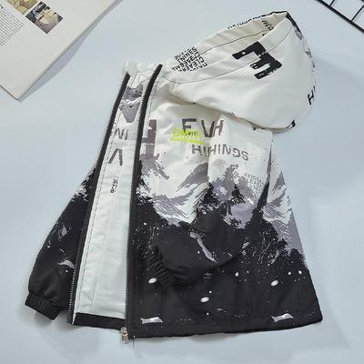 Jungen Frühling und Herbst Rushing Jacke Casual Kinder Leichte Rundhalsjacke