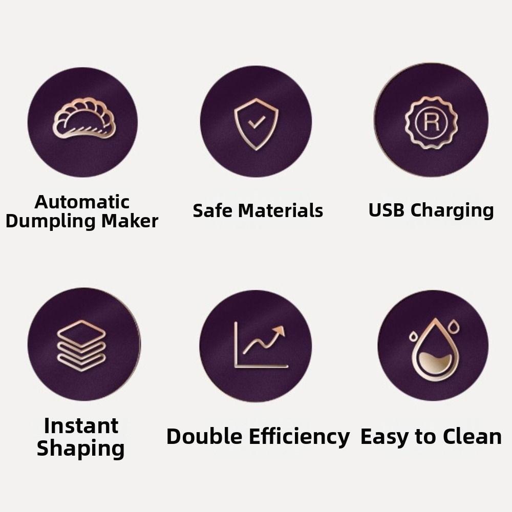 Elektryczny Automatyczny Wypiekacz Pierogów 2w1 DIY Podwójna Głowica Forma do Pierogów Wydajna Szybkie Prasowanie Forma do Skórki Pierogowej Domowy