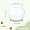 Mini Goldfishs Bowl, Decorative Aquarium, Desktop Transparent Landscape Fish Tank, Ornamental Turtle Tank, For Home Decor