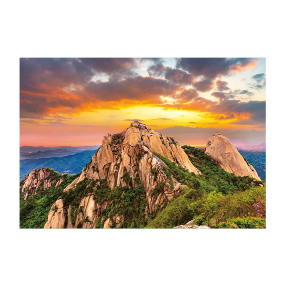 Puzzle Gallery 1000-Piece Jigsaw Puzzle: Seoul Bukhansan Sunrise