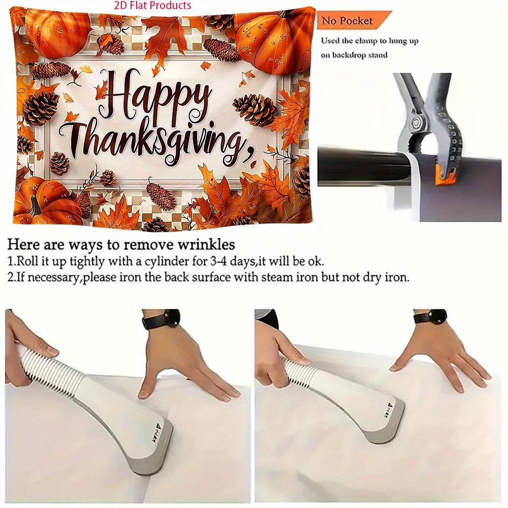 Two-dimensional plane, 1 piece - Thanksgiving pumpkin set-up, suitable for background banner, suitable for celebration events